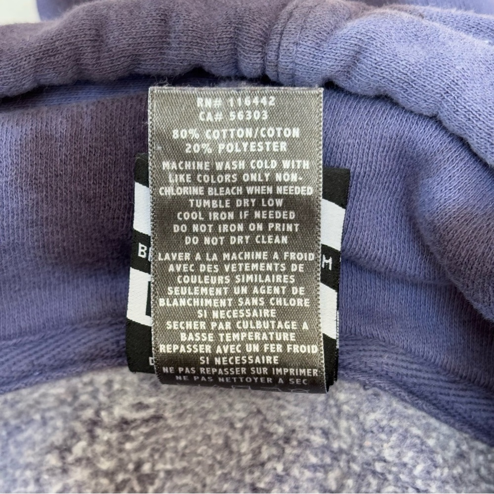 Broken Promises Emotional Roller Coaster Tie Dye Hoodie Blue Unisex Size Medium - Picture 9 of 9